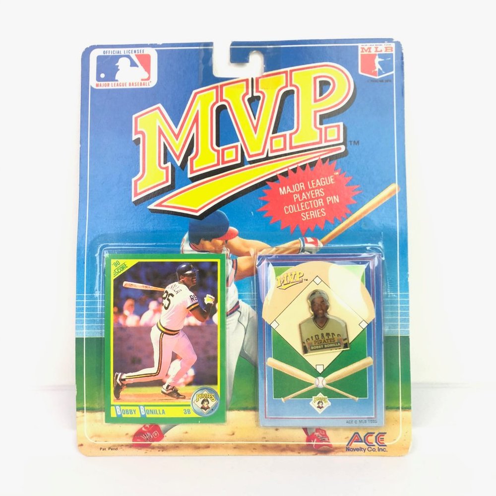 MLB MVP Pittsburgh Pirates Bobby Bonilla Card Pin
